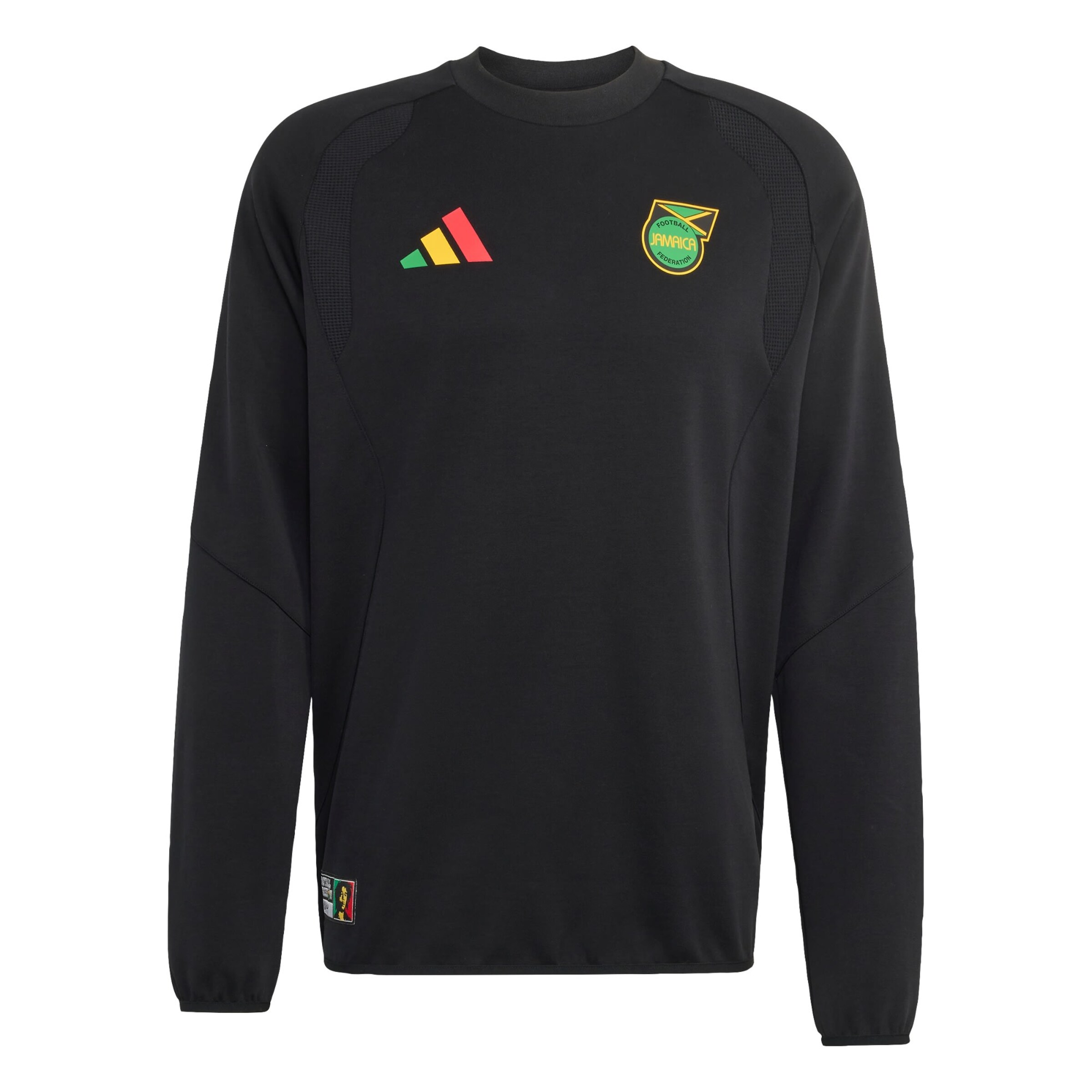 ADIDAS PERFORMANCE Athletic Sweatshirt 'Jamaika x Bob Marley Tiro Tech' in Yellow / Green / Red / Black, Item view