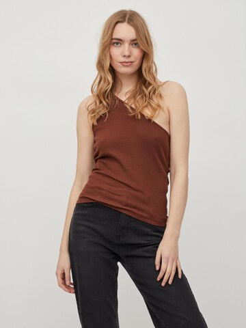 VILA Top in Brown: front