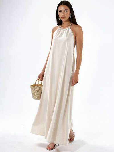 Hiccup Robe en 34 en beige, Vue avec produit