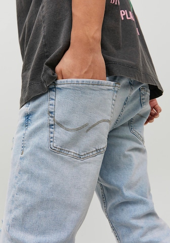 Coupe slim Jean 'GLENN' JACK & JONES en bleu