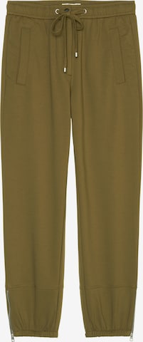 Tapered Pantaloni di Marc O'Polo in verde: frontale