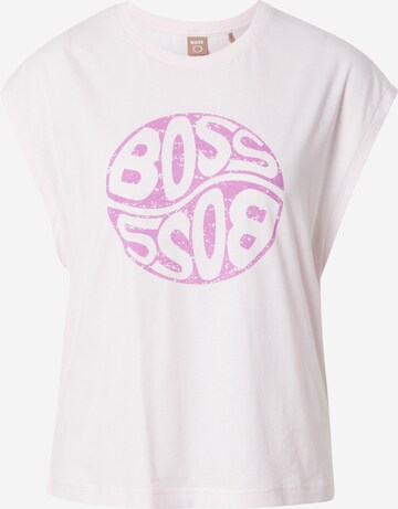 BOSS T-Shirt 'Ejosh' in Pink: predná strana