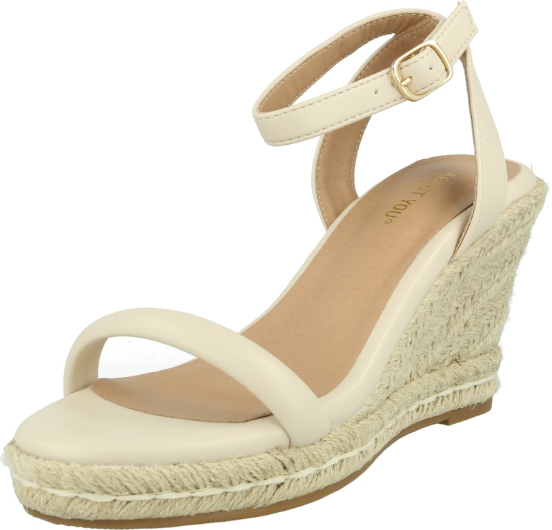 ABOUT YOU Sandale 'Michelle' in Beige YR6058 ABOUT YOU Sandale 'Michelle' in Beige YR6058