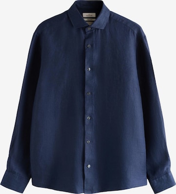 Chemise 'Signature' Next en bleu : devant