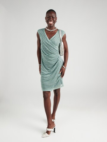 Cartoon Dress in Green: front