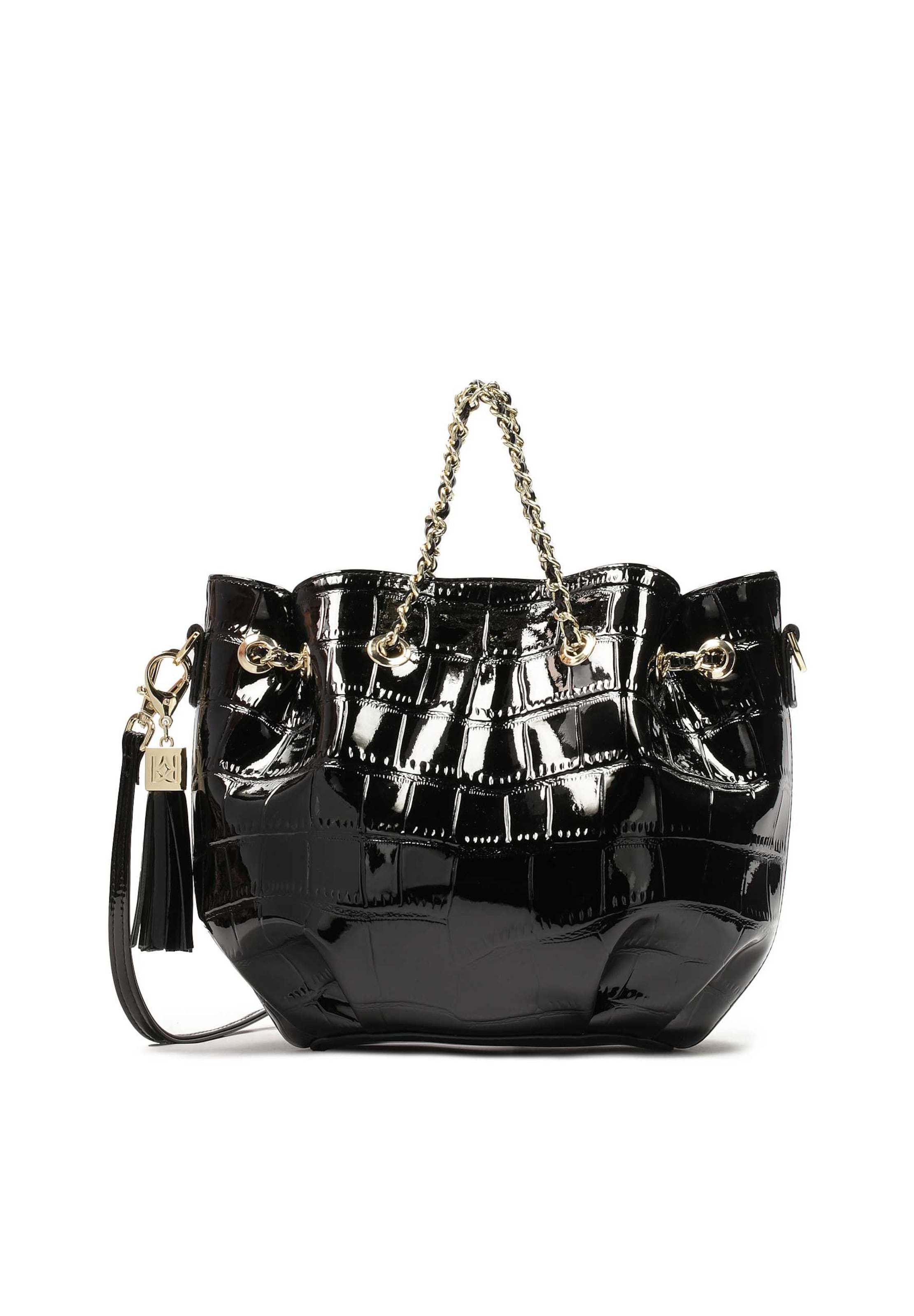 Kazar Τσάντα χειρός σε μαύρο: μπροστά