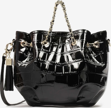 Kazar Handbag in Black: front