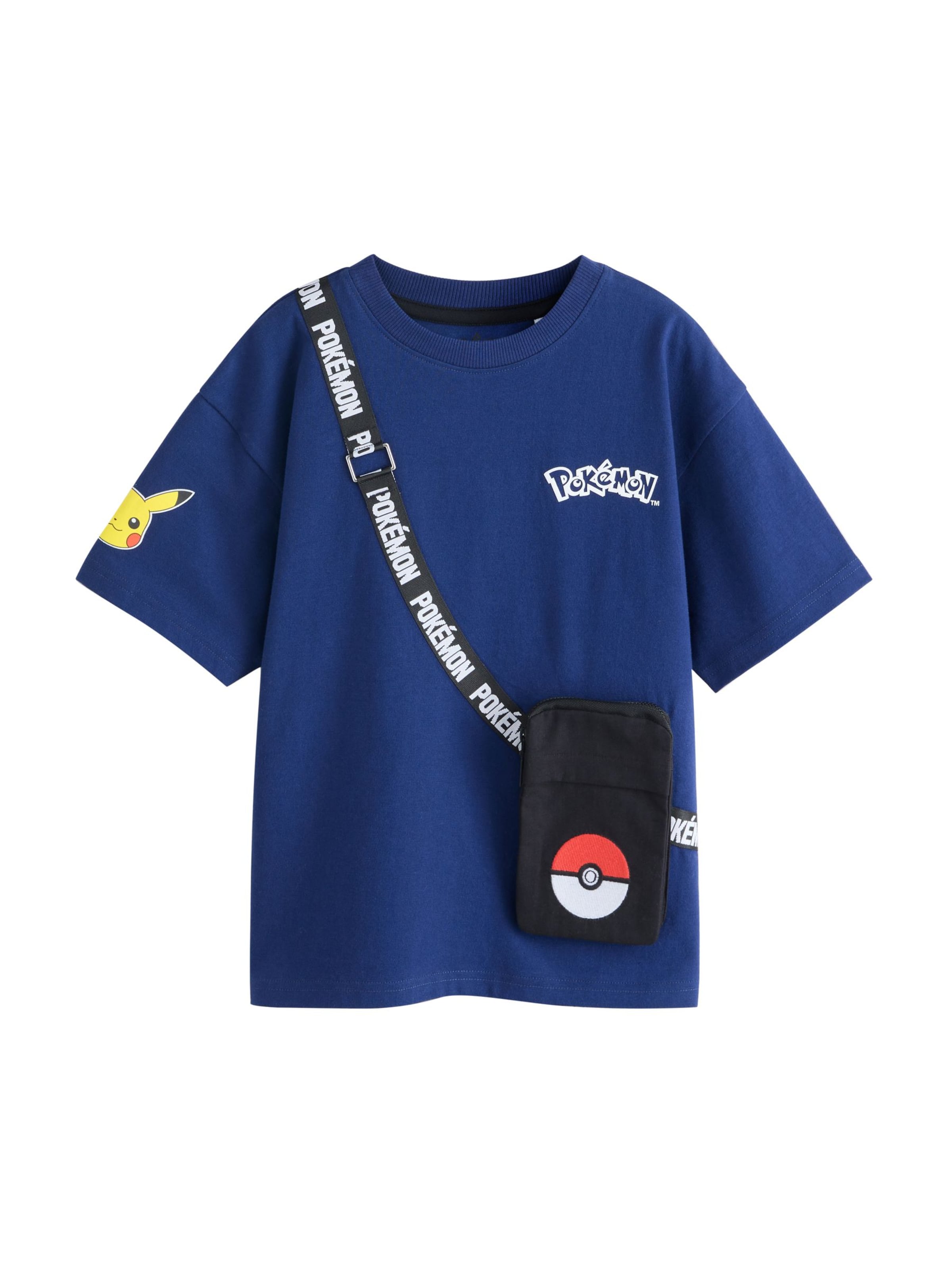 Next Shirt 'Pokemon' in Blue: front