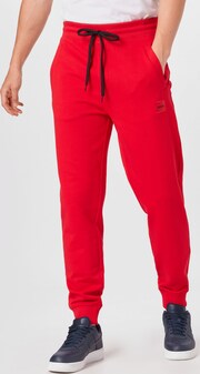 HUGO teplákové nohavice 'Doak' v červenej farbe