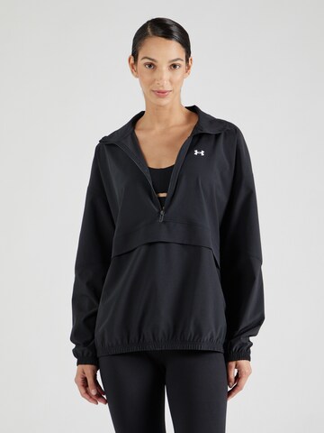 UNDER ARMOUR Sportjacke in Schwarz: Vorderseite