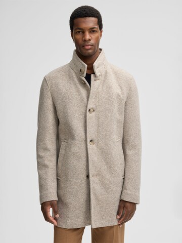 STRELLSON Between-Seasons Coat 'Fynn' in Beige: front