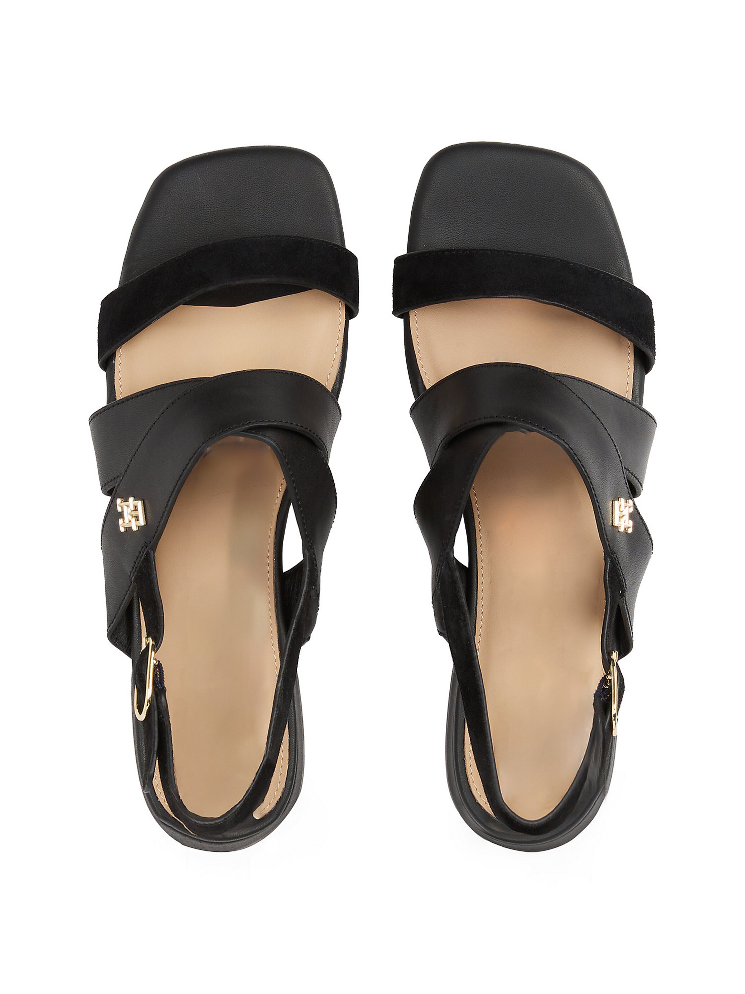 Sandales à lanières TOMMY HILFIGER en noir