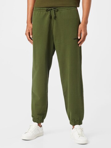 LEVI'S ® Tapered Trousers 'Levi's® Red Tab™ Sweatpants' in Green: front