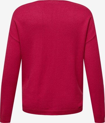 ONLY Carmakoma Sweater 'MARGARETA' in Red