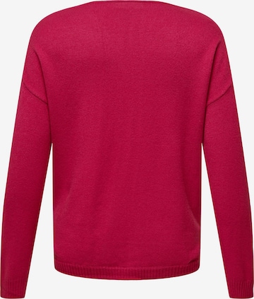 ONLY Carmakoma Sweater 'MARGARETA' in Red