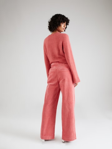 MSCH COPENHAGEN Wide leg Broek 'Geggo' in Rood