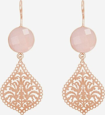 Gemshine Ohrringe in Pink: front