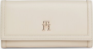 Porte-monnaies TOMMY HILFIGER en beige : devant