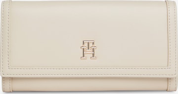 Porte-monnaies TOMMY HILFIGER en beige : devant