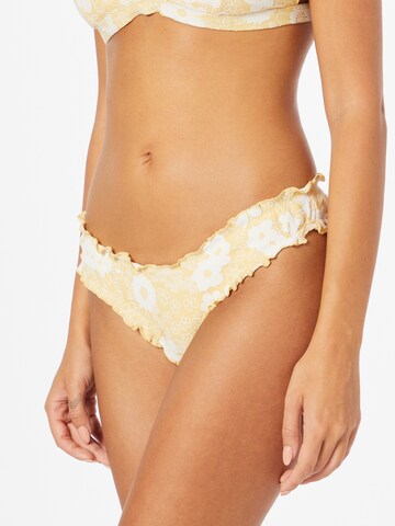AERIE - Braga de bikini en amarillo: frente