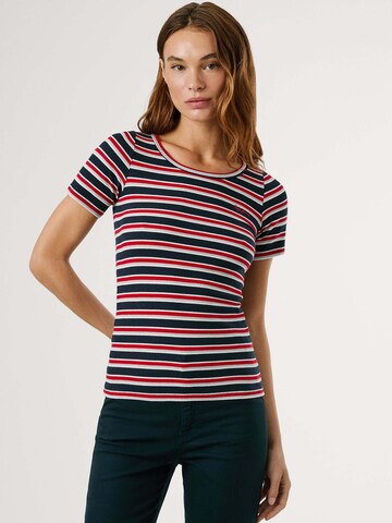 Maglietta 'Bambu' di Pepe Jeans in blu: frontale