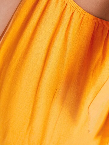Bershka Letné šaty - oranžová