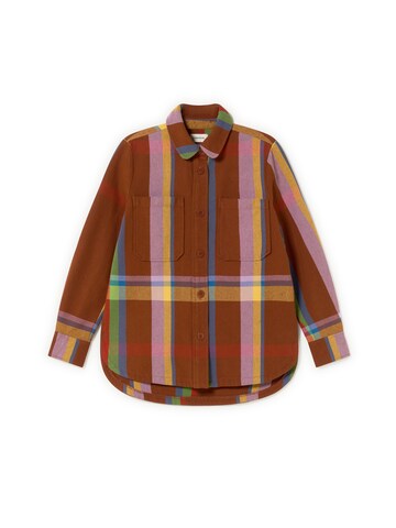 Camicia da donna 'Norita' di Thinking MU in marrone: frontale