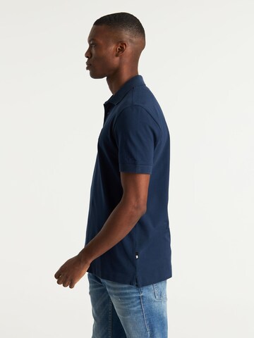 CHASIN' Shirt 'Daily Polo' in Blue