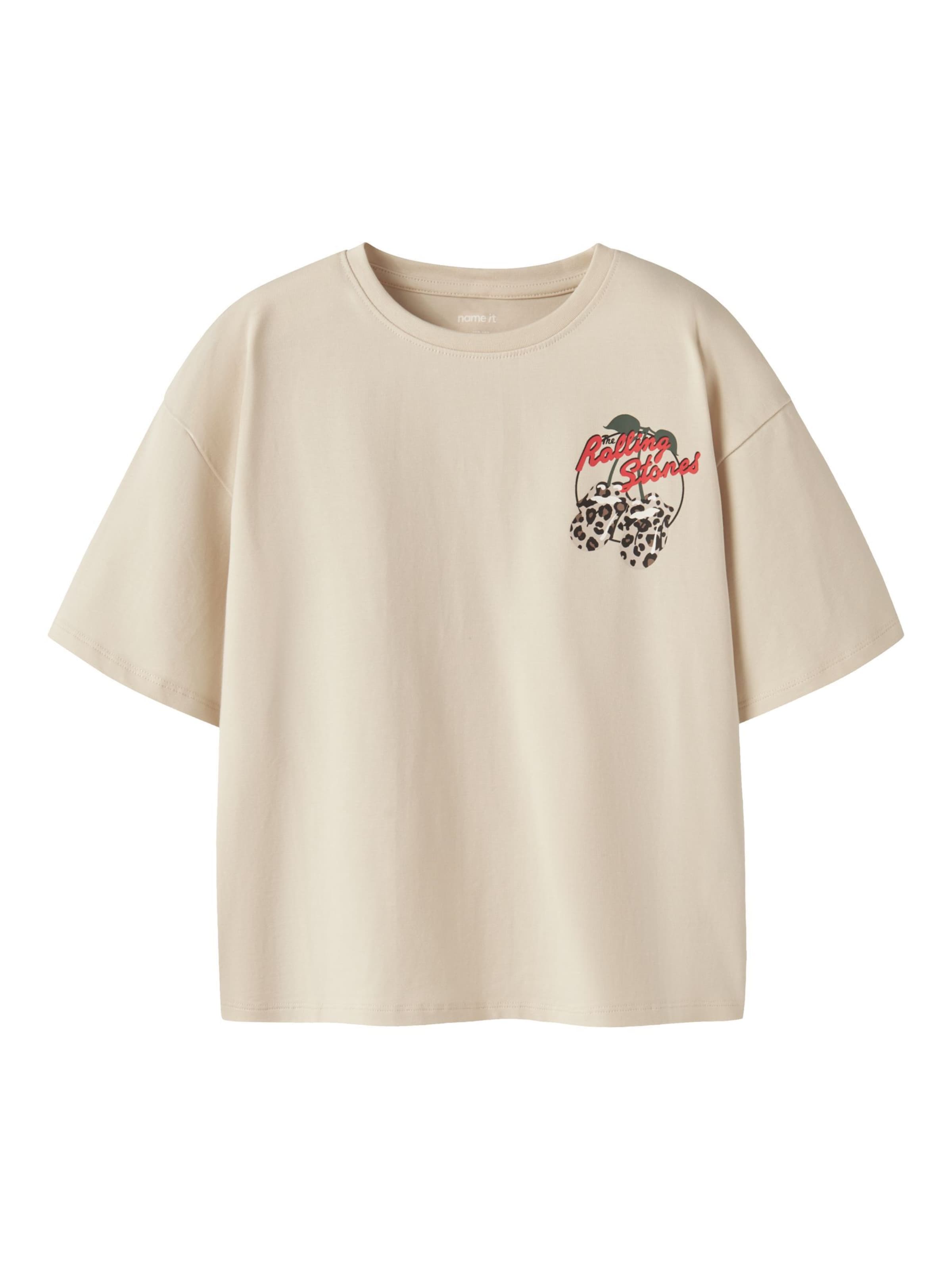 NAME IT Top 'Glitzer' in Wit: voorkant