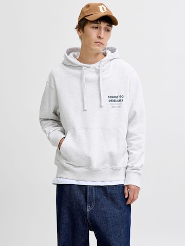 JACK & JONES - Sudadera en blanco: frente