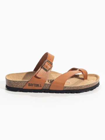 Bayton T-Bar Sandals 'Triade' in Yellow