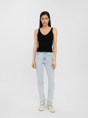 VERO MODA Knitted top 'GLORY' in Black