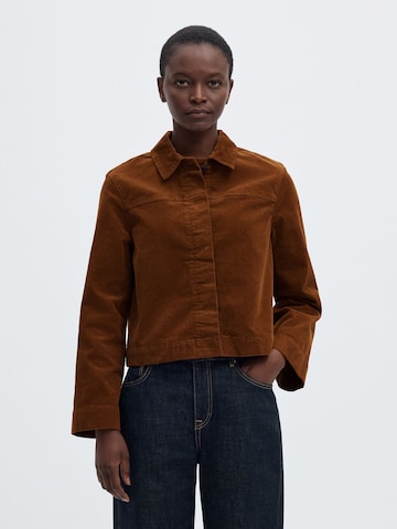 SELECTED Between-season jacket in Brown: front