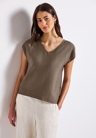 STREET ONE Blouse in Brown: front