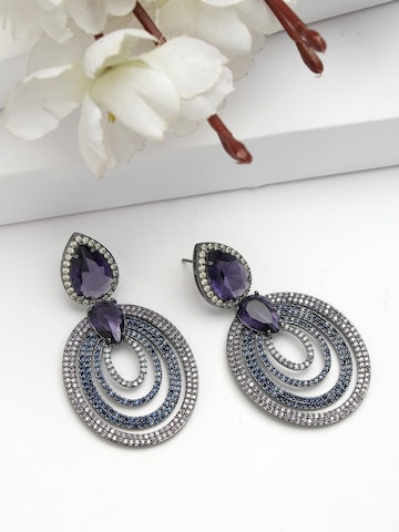 AVANT-GARDE PARIS Ohrringe 'Genevievema' in Lila