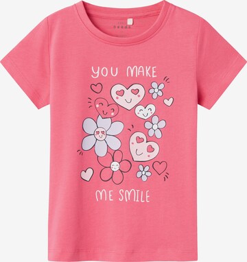 NAME IT Shirt 'VEEN' in Roze: voorkant