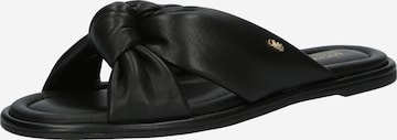 MICHAEL Michael Kors Pantofle 'ELENA' – černá: přední strana