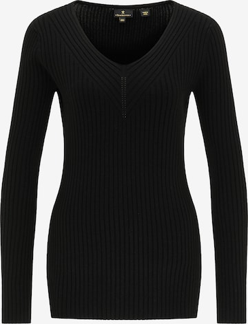 DreiMaster Klassik Sweater in Black: front