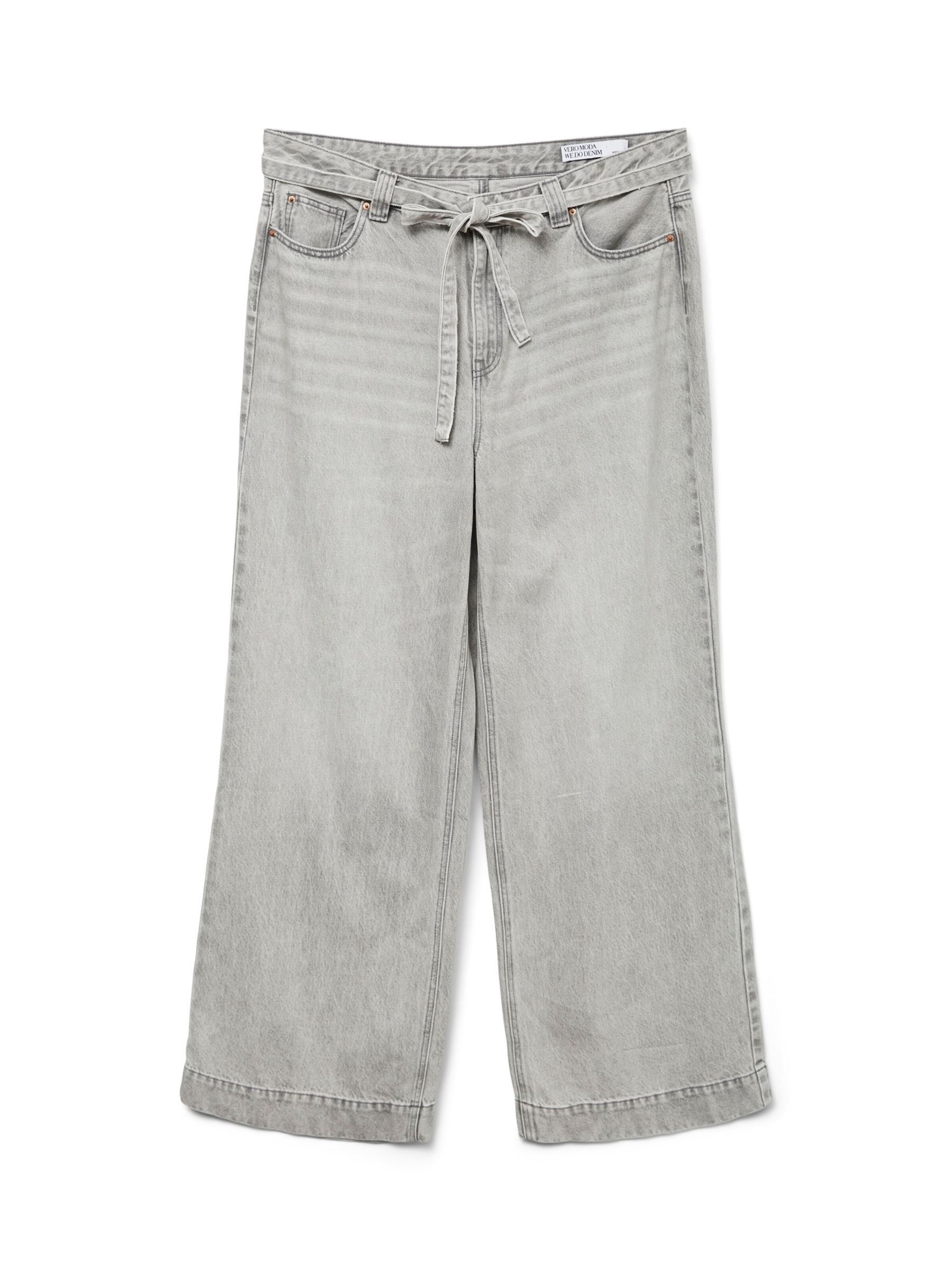 Wide leg Jeans 'KATHY ' di Vero Moda Curve in grigio: frontale