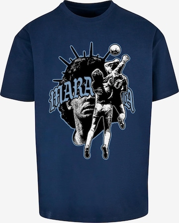 T-Shirt 'Hand Of God' MT Upscale en bleu : devant