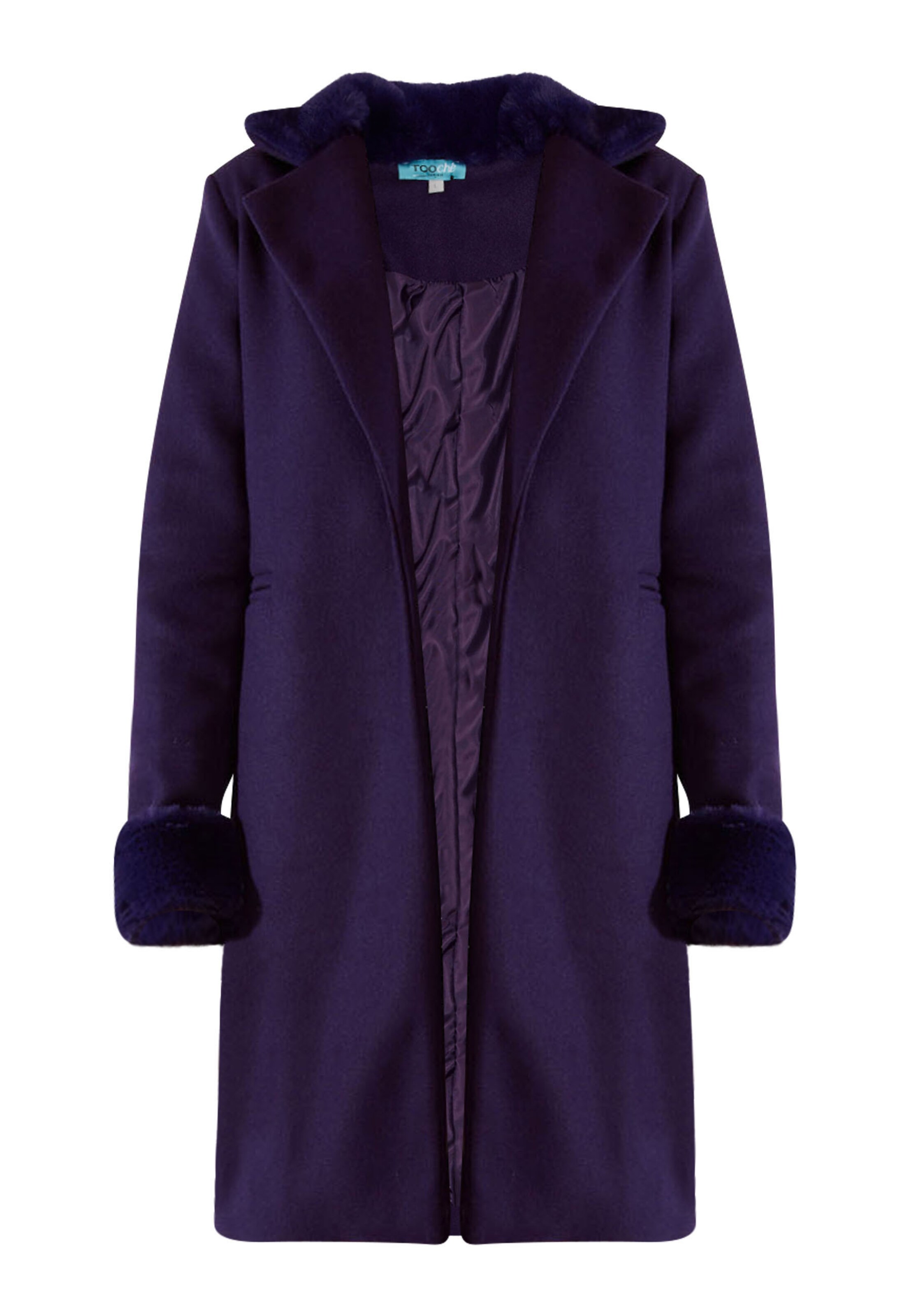 TOOche Mantel in lila, Produktansicht