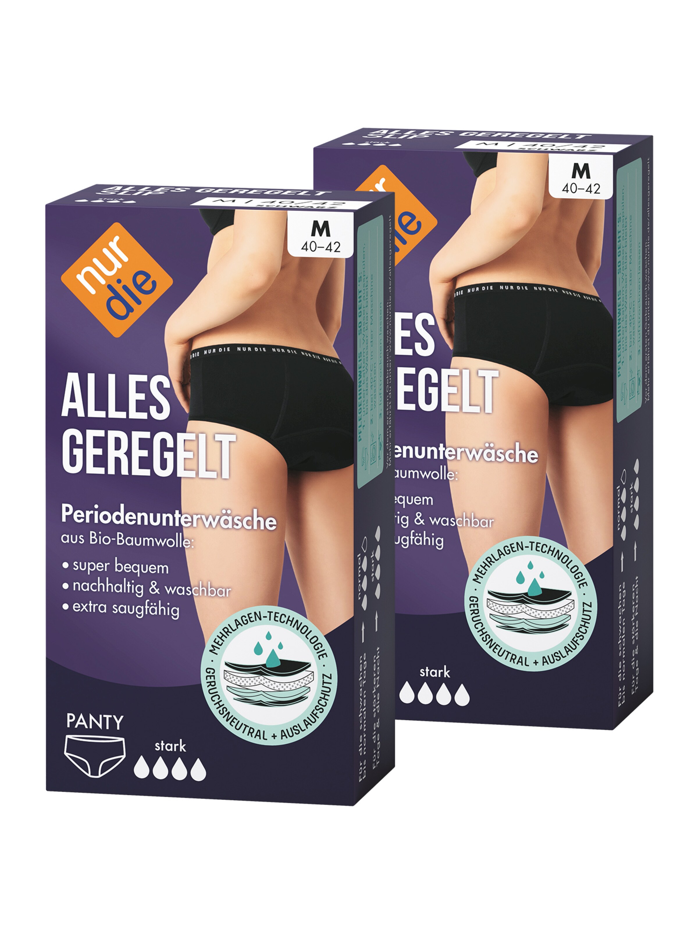 Nur Die Panty ' Alles Geregelt Menstruations-Panty stark' in Black