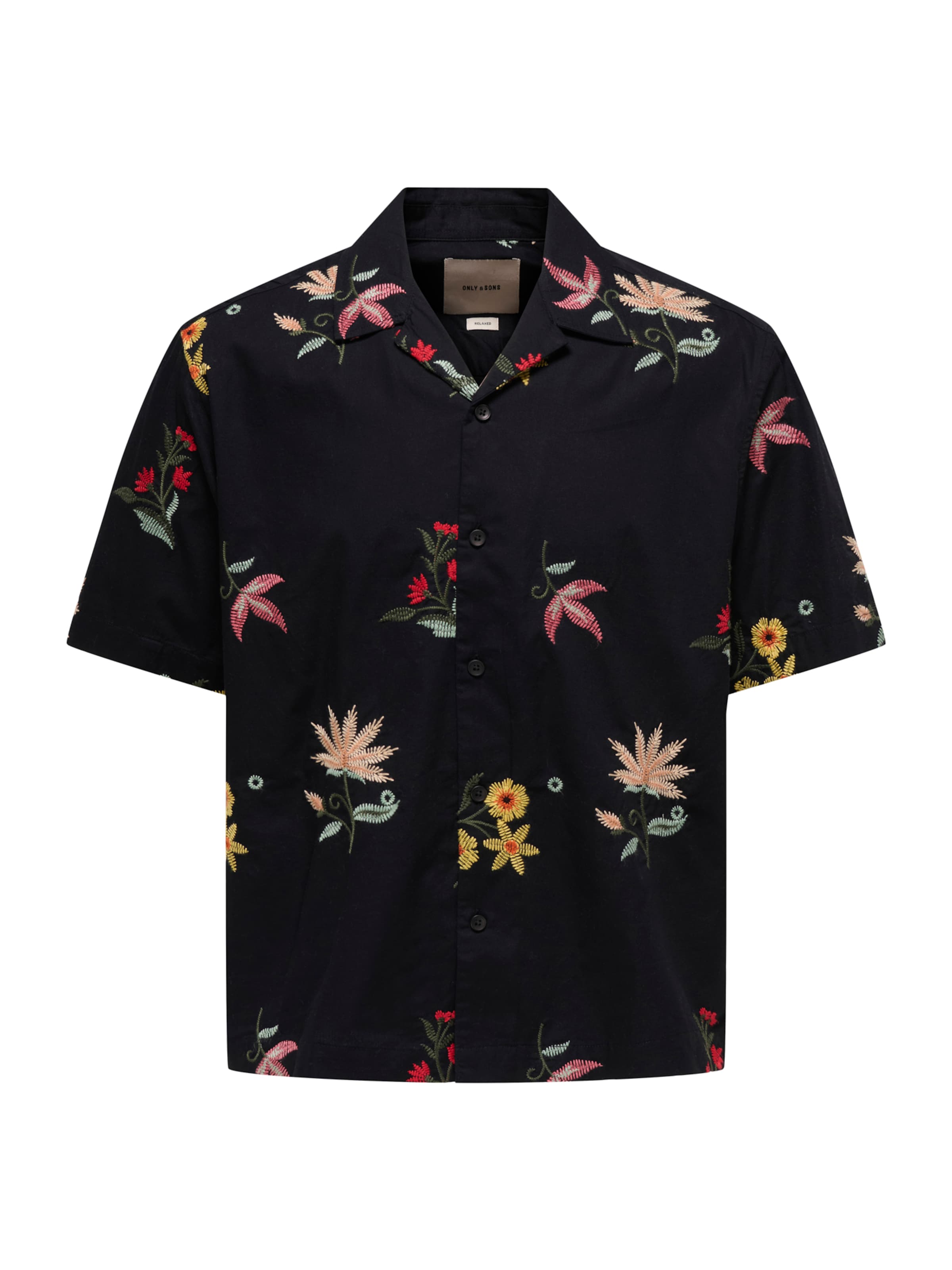 Only & Sons Koszula 'ONSEDWARD' w kolorze czarny: przód