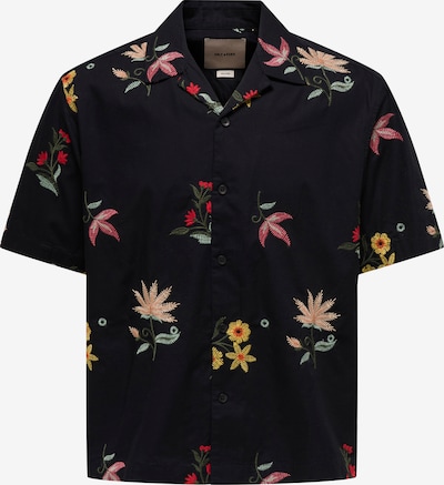 Only & Sons Paita 'ONSEDWARD' värissä tummankeltainen / kuusi / vaaleanpunainen / musta, Tuotenäkymä