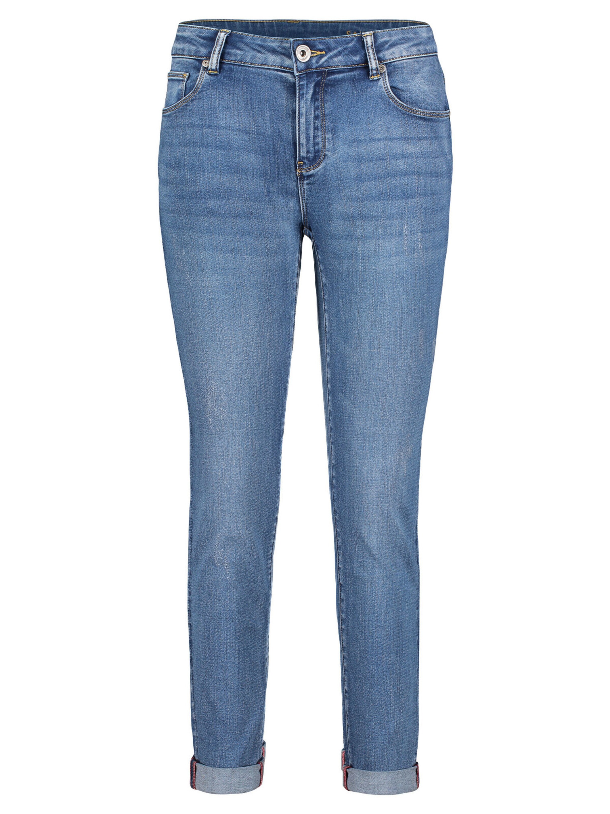 Betty Barclay Basic-Jeans mit Waschung in Blau: Vorderseite
