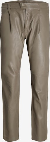 JJXX Pleat-front trousers 'ADDIE' in Brown: front
