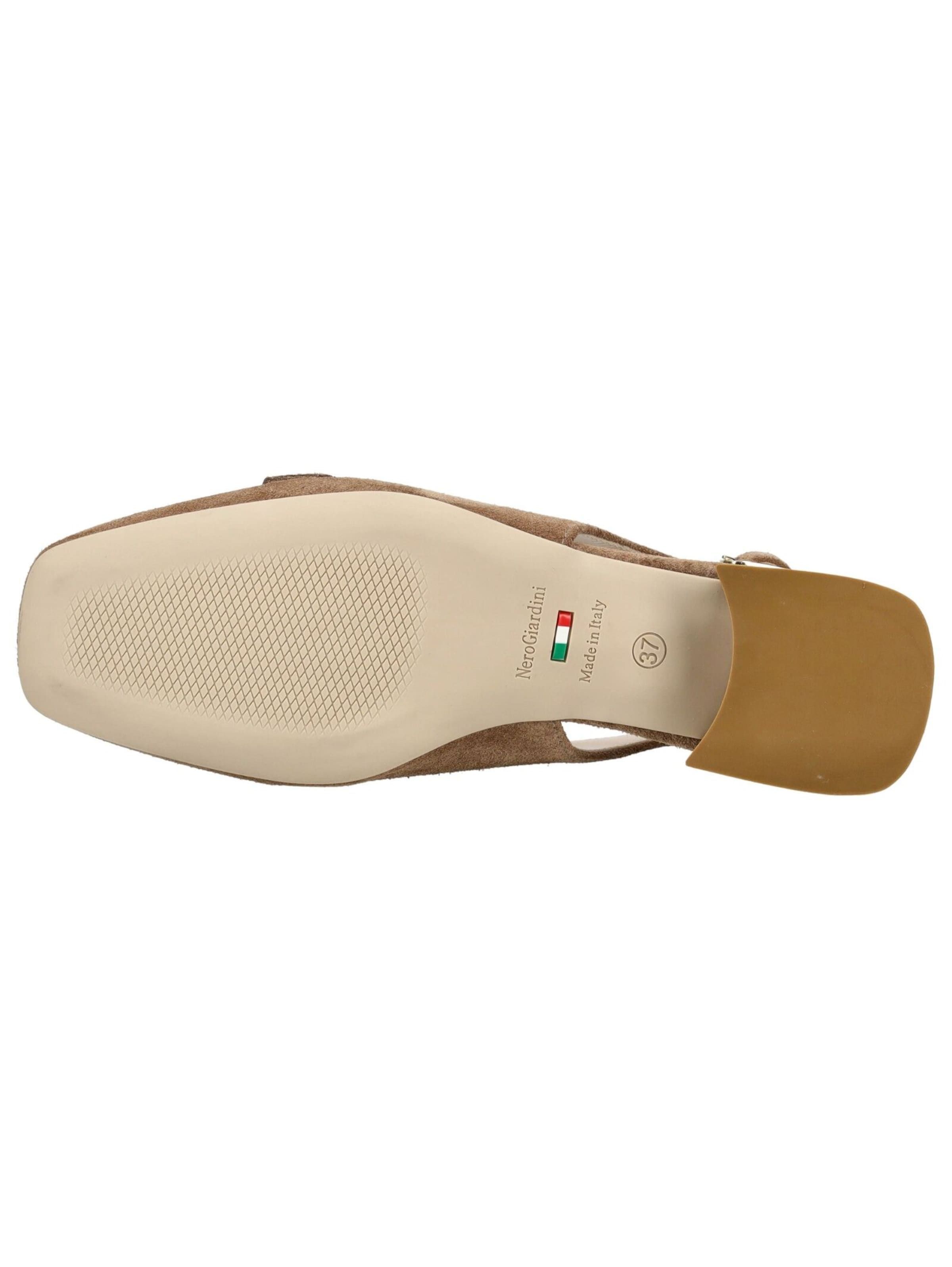 Escarpins à bride arrière Nero Giardini en marron