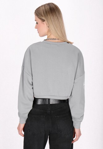 myMo ROCKS Sweatshirt 'Comfy' in Grey