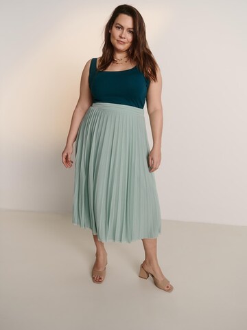 Guido Maria Kretschmer Curvy - Top 'Duffy' em verde
