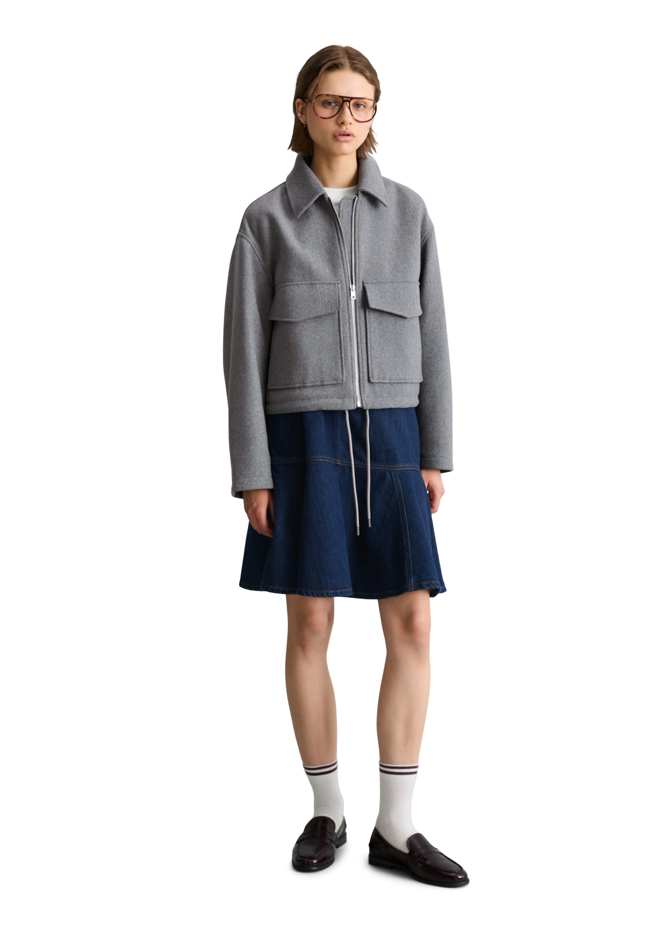 Marc O'Polo DENIM Jacke in Grau